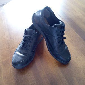 VTG ROCKPORT DMX Black Leather Walking Shoes Size 8.5